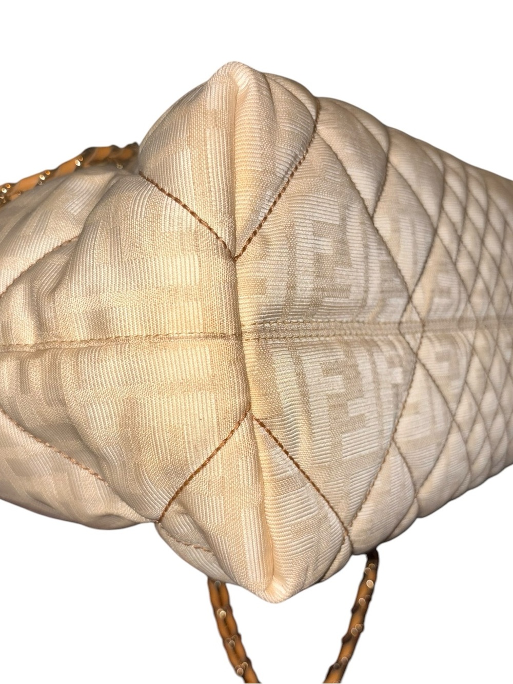 Fendi Zucca Quilted Roll Tote. - Picture 10 of 15